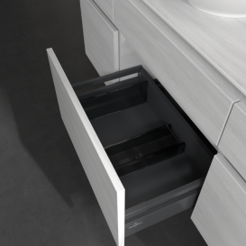 Тумба під раковину Villeroy & Boch Legato 140х55 см ДСП біле дерево B58600E8