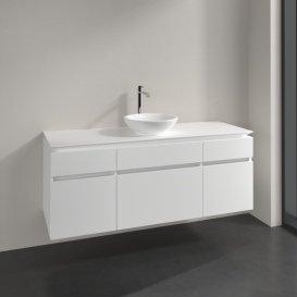 Тумба під раковину Villeroy & Boch Legato 140х55 см ДСП білий матовий B58600MS