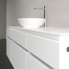 Тумба під раковину Villeroy & Boch Legato 140х55 см ДСП білий матовий B58600MS