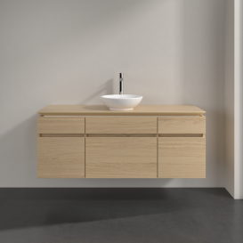 Тумба під раковину Villeroy&Boch Legato 140х55 см ДСП північний дуб B58600VJ