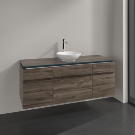 Тумба під раковину Villeroy & Boch Legato 140х55 см ДСП кам'яний дуб B58600RK