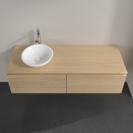 Тумба під раковину Villeroy&Boch Legato 140х38 см ДСП північний дуб B58700VJ