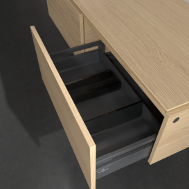 Тумба під раковину Villeroy&Boch Legato 140х38 см ДСП північний дуб B58700VJ