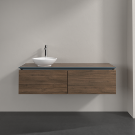 Тумба під раковину Villeroy & Boch Legato 140х38 см ДСП дуб аризона B58700VH