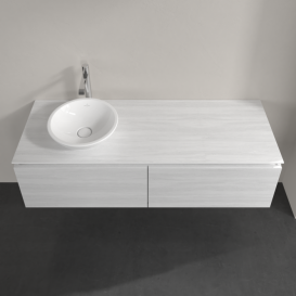 Тумба под раковину Villeroy & Boch Legato 140х38 см ДСП белое дерево B58700E8