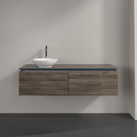 Тумба под раковину Villeroy & Boch Legato 140х38 см ДСП каменный дуб B58700RK