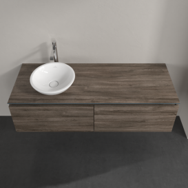 Тумба под раковину Villeroy & Boch Legato 140х38 см ДСП каменный дуб B58700RK