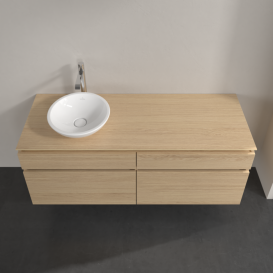 Тумба под раковину Villeroy & Boch Legato 140х55 см ДСП северный дуб B58800VJ