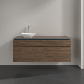 Тумба под раковину Villeroy & Boch Legato 140х55 см ДСП дуб аризона B58800VH