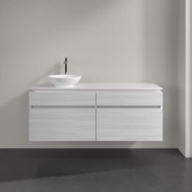 Тумба под раковину Villeroy & Boch Legato 140х55 см ДСП белое дерево B58800E8