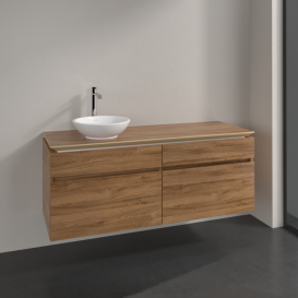 Тумба під раковину Villeroy & Boch Legato 140х55 см ДСП дуб канзас B58800RH