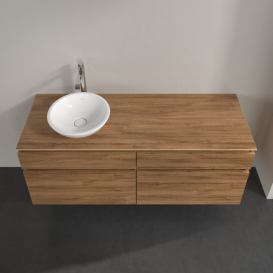 Тумба під раковину Villeroy & Boch Legato 140х55 см ДСП дуб канзас B58800RH