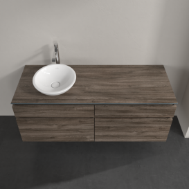 Тумба під раковину Villeroy & Boch Legato 140х55 см ДСП кам'яний дуб B58800RK