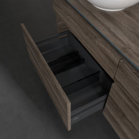 Тумба під раковину Villeroy & Boch Legato 140х55 см ДСП кам'яний дуб B58800RK