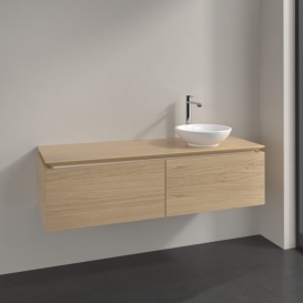 Тумба под раковину Villeroy & Boch Legato 140х38 см ДСП северный дуб B58900VJ