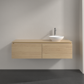 Тумба под раковину Villeroy & Boch Legato 140х38 см ДСП северный дуб B58900VJ