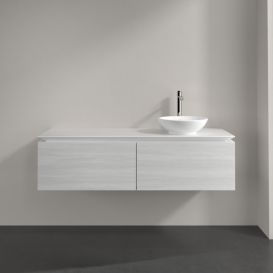Тумба під раковину Villeroy & Boch Legato 140х38 см ДСП біле дерево B58900E8