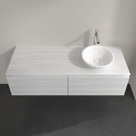 Тумба під раковину Villeroy & Boch Legato 140х38 см ДСП біле дерево B58900E8