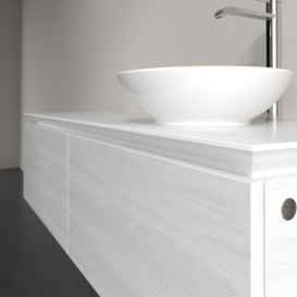 Тумба під раковину Villeroy & Boch Legato 140х38 см ДСП біле дерево B58900E8