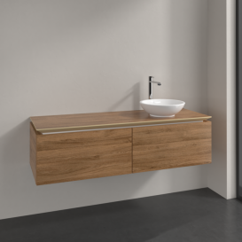 Тумба під раковину Villeroy & Boch Legato 140х38 см ДСП дуб канзас B58900RH