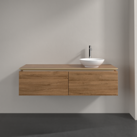 Тумба під раковину Villeroy & Boch Legato 140х38 см ДСП дуб канзас B58900RH