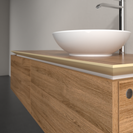 Тумба під раковину Villeroy & Boch Legato 140х38 см ДСП дуб канзас B58900RH
