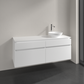 Тумба под раковину Villeroy & Boch Legato 140х55 см ДСП белый матовый B59000MS