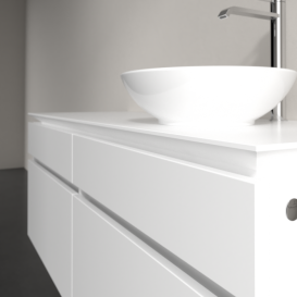 Тумба под раковину Villeroy & Boch Legato 140х55 см ДСП белый матовый B59000MS