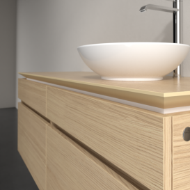Тумба под раковину Villeroy & Boch Legato 140х55 см ДСП северный дуб B59000VJ