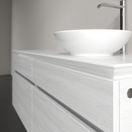 Тумба під раковину Villeroy & Boch Legato 140х55 см ДСП біле дерево B59000E8