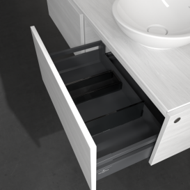 Тумба під раковину Villeroy & Boch Legato 140х38 см ДСП біле дерево B59100E8