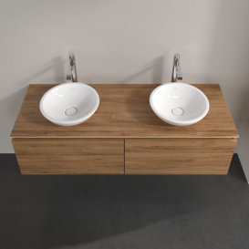 Тумба під раковину Villeroy & Boch Legato 140х38 см ДСП дуб канзас  B59100RH