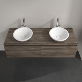 Тумба под раковину Villeroy & Boch Legato 140х38 см ДСП каменный дуб B59100RK