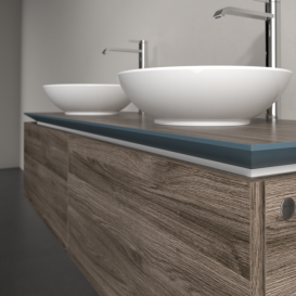 Тумба под раковину Villeroy & Boch Legato 140х38 см ДСП каменный дуб B59100RK