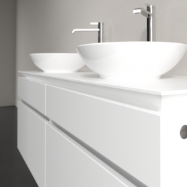 Тумба під раковину Villeroy & Boch Legato 140х55 см ДСП білий матовий B59200MS