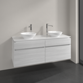 Тумба під раковину Villeroy & Boch Legato 140х55 см ДСП біле дерево B59200E8