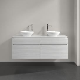 Тумба під раковину Villeroy & Boch Legato 140х55 см ДСП біле дерево B59200E8