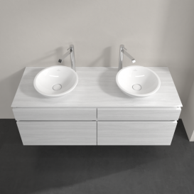 Тумба під раковину Villeroy & Boch Legato 140х55 см ДСП біле дерево B59200E8