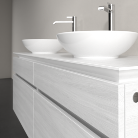 Тумба під раковину Villeroy & Boch Legato 140х55 см ДСП біле дерево B59200E8