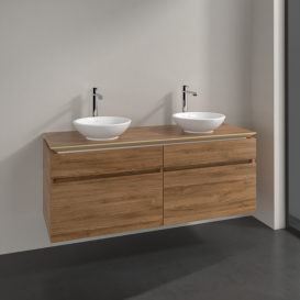 Тумба під раковину Villeroy & Boch Legato 140х55 см ДСП дуб канзас B59200RH