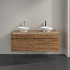 Тумба під раковину Villeroy & Boch Legato 140х55 см ДСП дуб канзас B59200RH