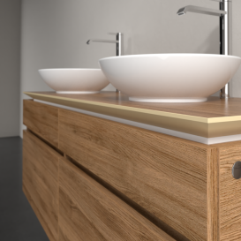 Тумба під раковину Villeroy & Boch Legato 140х55 см ДСП дуб канзас B59200RH