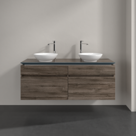 Тумба під раковину Villeroy & Boch Legato 140х55 см ДСП кам'яний дуб B59200RK