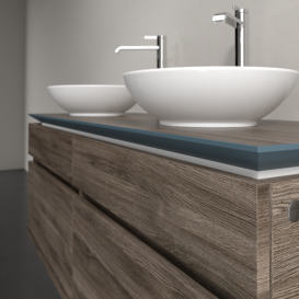 Тумба під раковину Villeroy & Boch Legato 140х55 см ДСП кам'яний дуб B59200RK