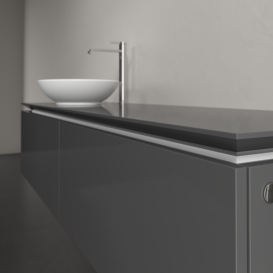 Тумба під раковину Villeroy & Boch Legato 160х38 см МДФ/ДСП глянсовий сірий B59500FP