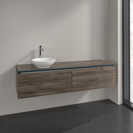 Тумба під раковину Villeroy & Boch Legato 160х38 см ДСП кам'яний дуб B59500RK