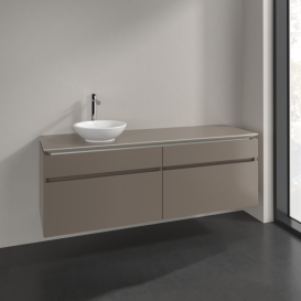 Тумба под раковину Villeroy & Boch Legato 160х55 см ДСП трюфель серый B59600VG