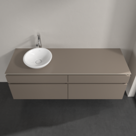 Тумба под раковину Villeroy & Boch Legato 160х55 см ДСП трюфель серый B59600VG