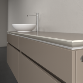 Тумба под раковину Villeroy & Boch Legato 160х55 см ДСП трюфель серый B59600VG