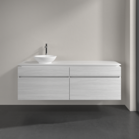 Тумба під раковину Villeroy & Boch Legato 160х55 см ДСП біле дерево B59600E8